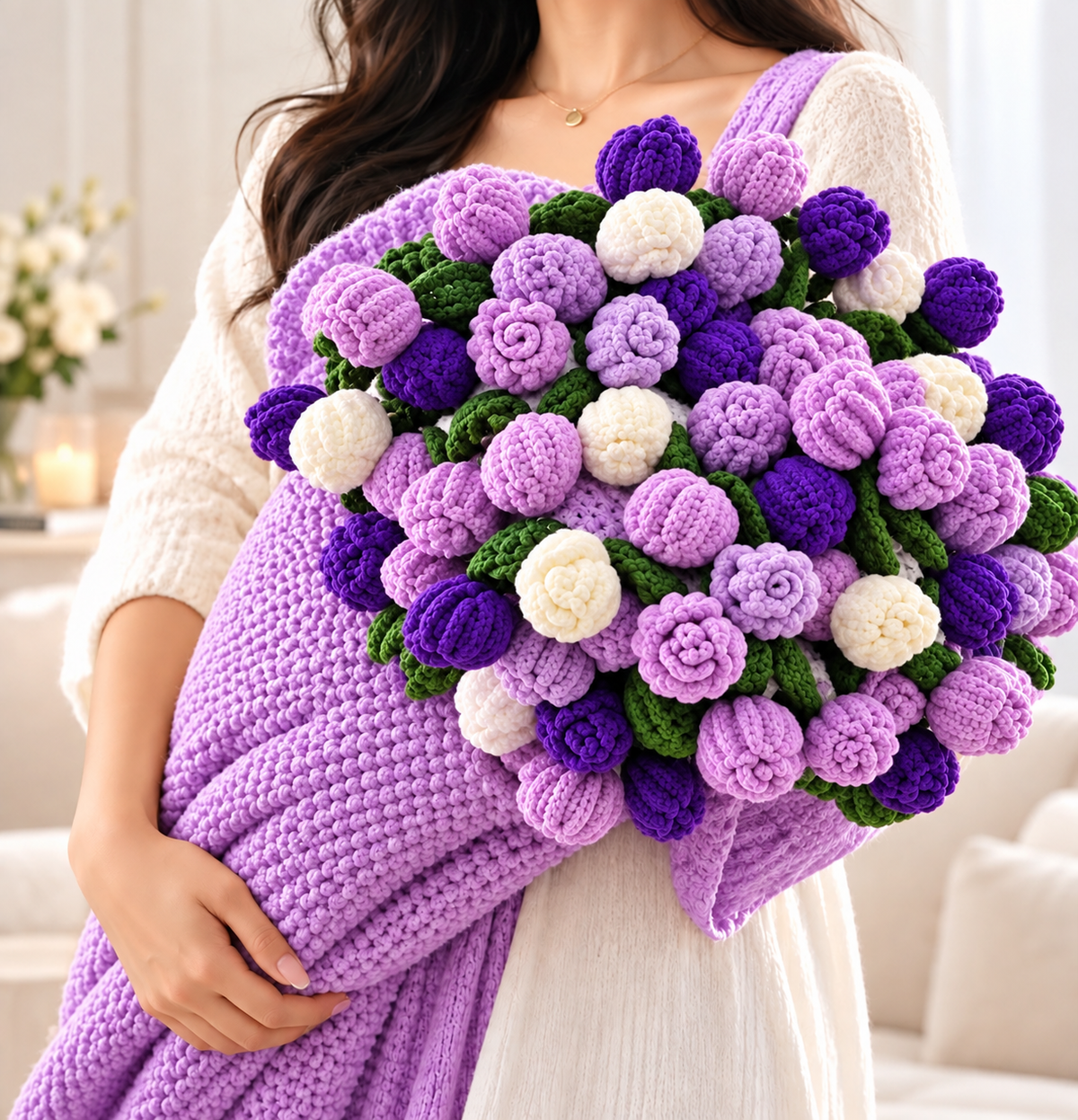 Floréal™ – Le bouquet qui devient plaid