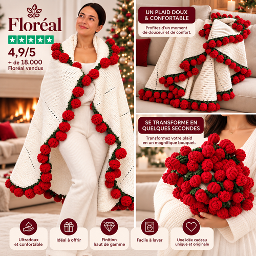 Floréal™ – Le bouquet qui devient plaid